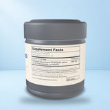 The back of the jar: supplement facts and batch box